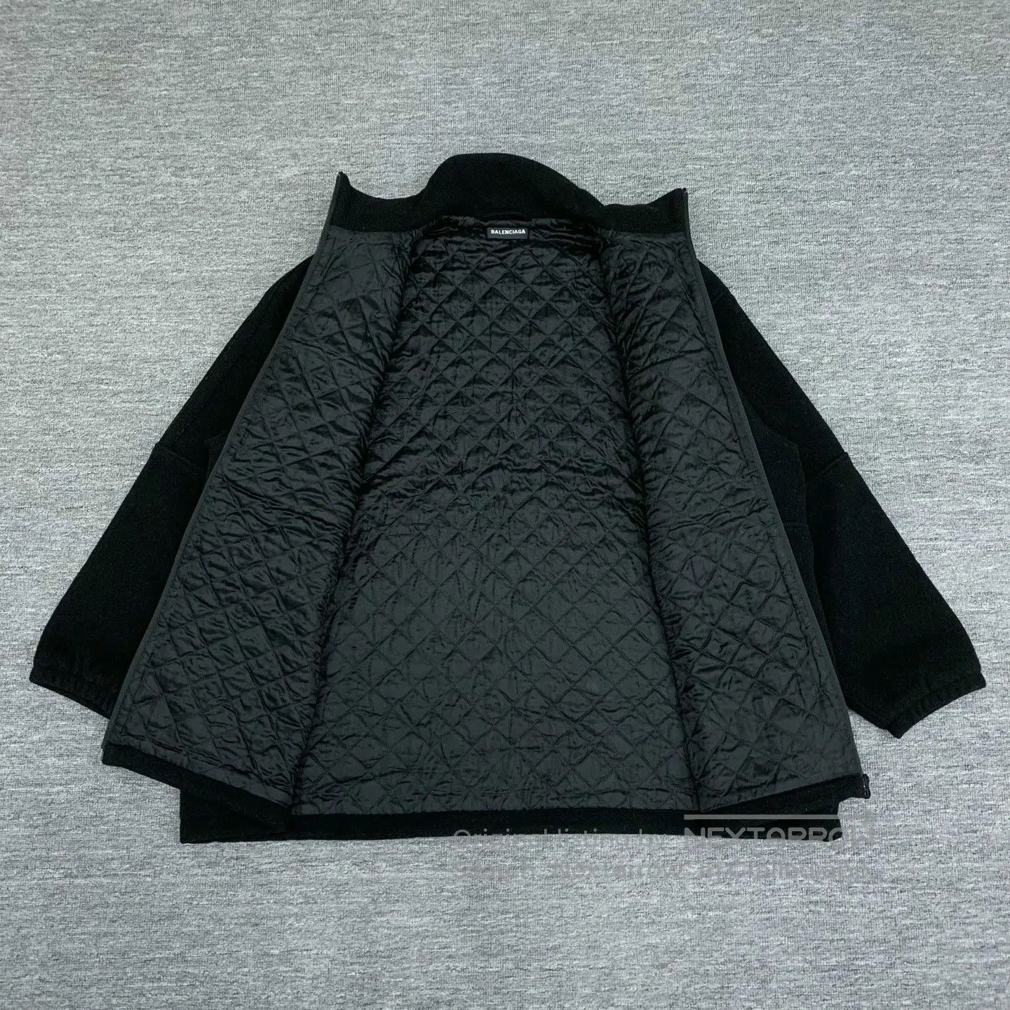 Balenciaga balenciaga black logo wool-cotton jacket. Size US L / EU 52-54 / 3 - 6 Thumbnail