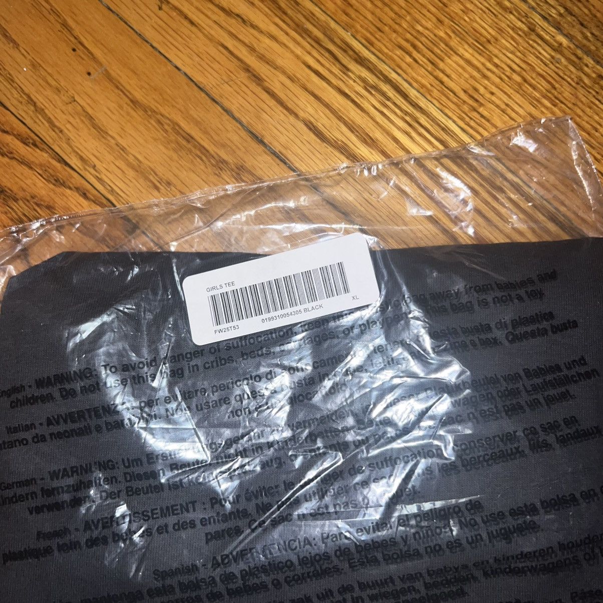 Supreme Supreme Girls tee Black Size: Extra Large Size US XL / EU 56 / 4 - 5 Thumbnail