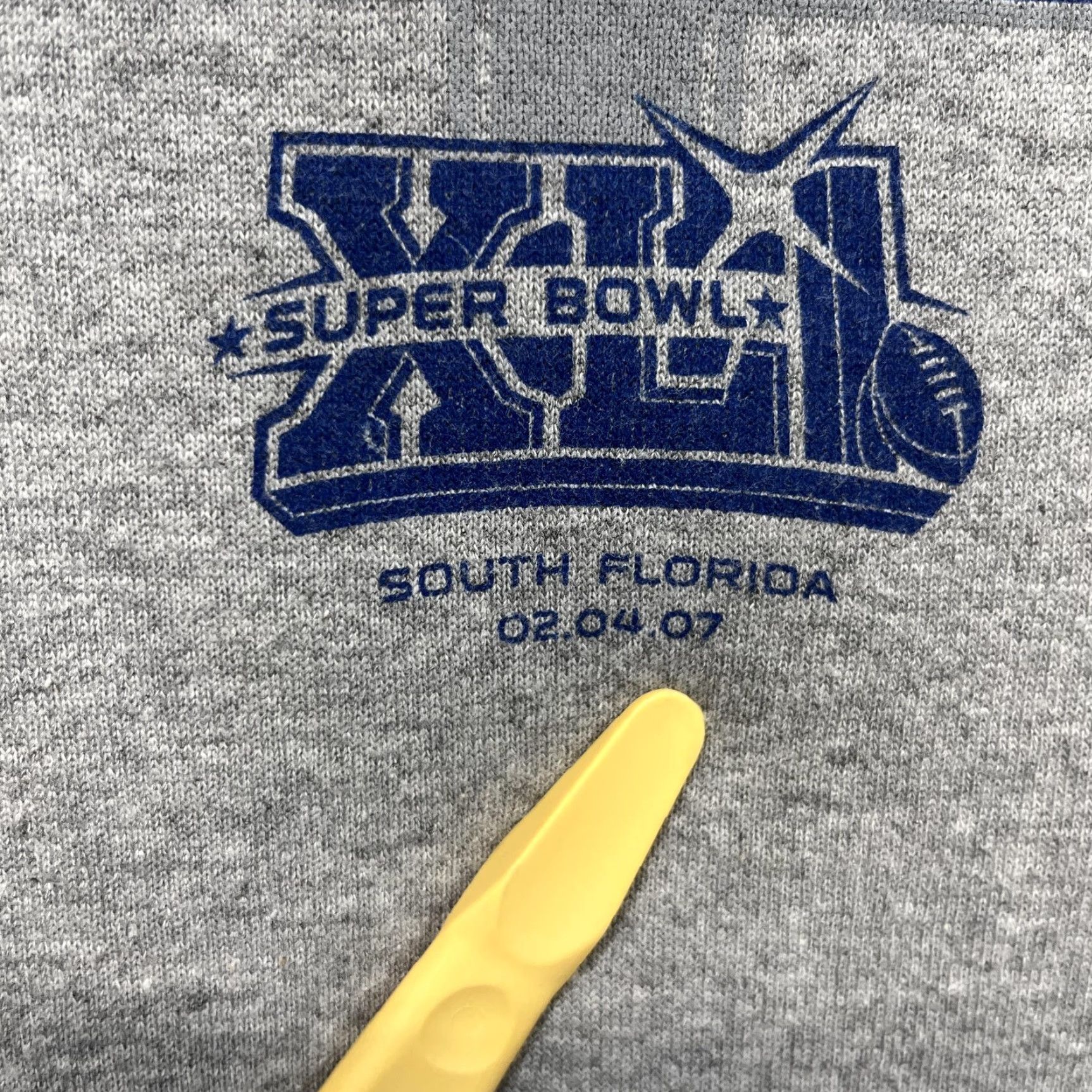 NFL NFL Super Bowl XLI Champions Sweatshirt Mens XL Gray Colts Crewneck Pullover Size US XL / EU 56 / 4 - 3 Thumbnail