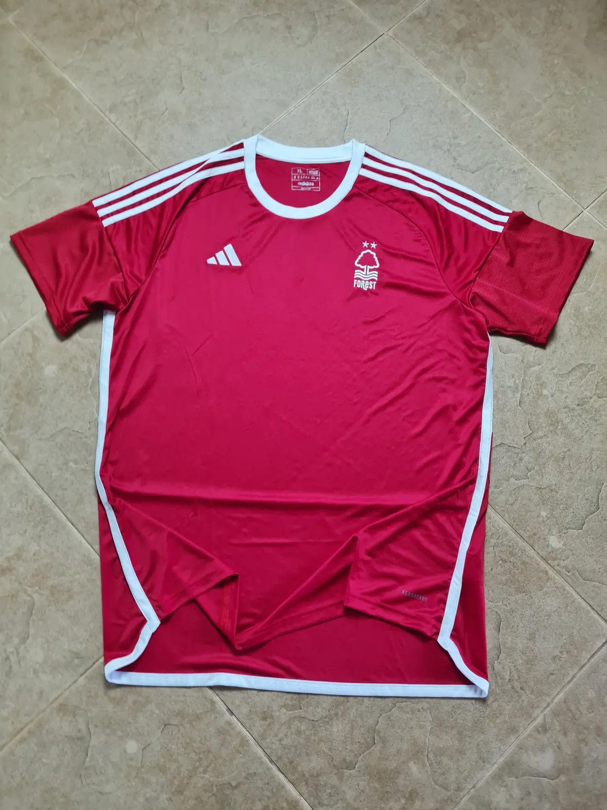 Adidas FOOTBALL SHIRT NOTTINGHAM FORESTADIDAS SIZE XLSOCCER JERSEY Size US XL / EU 56 / 4 - 15 Thumbnail