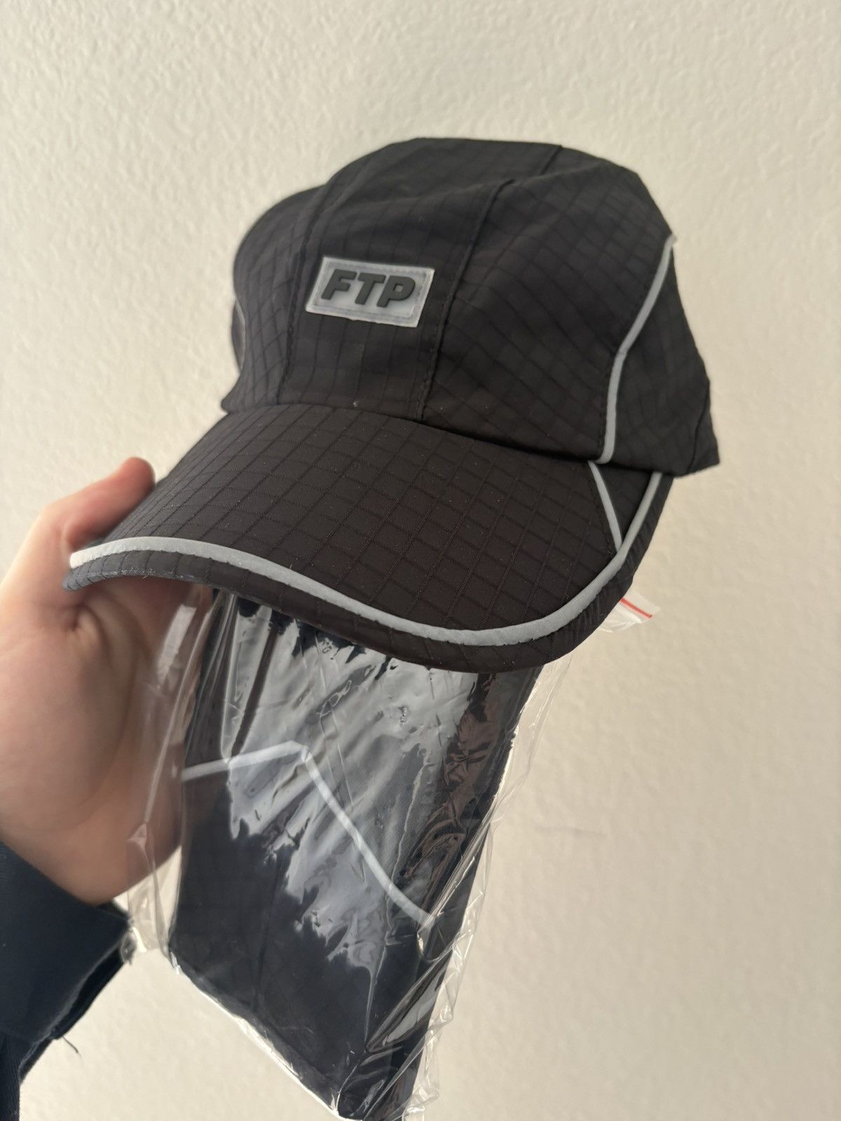 Fuck The Population FTP piping facemask running hat black Size ONE SIZE - 2 Thumbnail