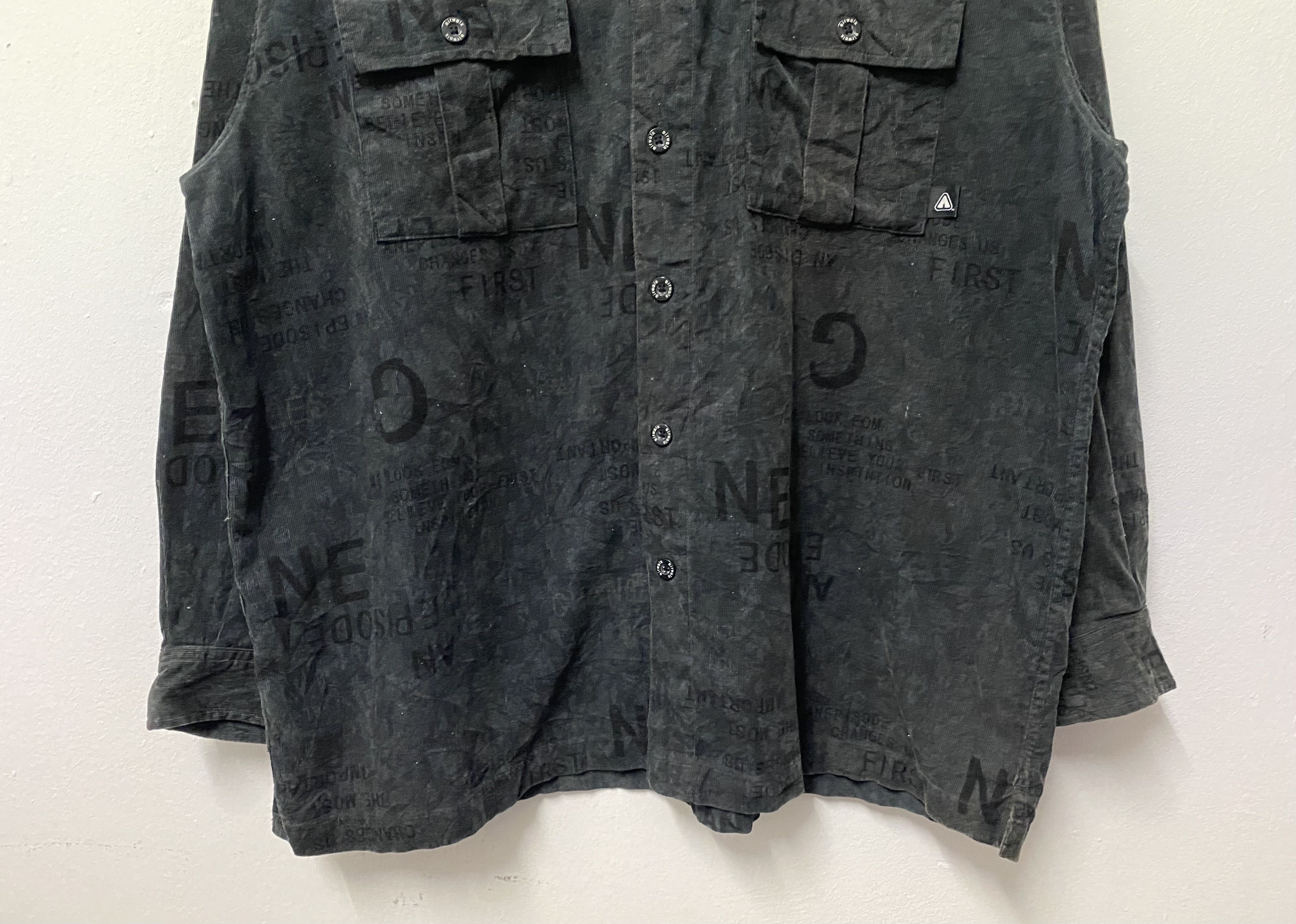 Airwalk Airwalk Corduroy Flannel Workwear Hype Shirts Size US XXL / EU 58 / 5 - 5 Thumbnail
