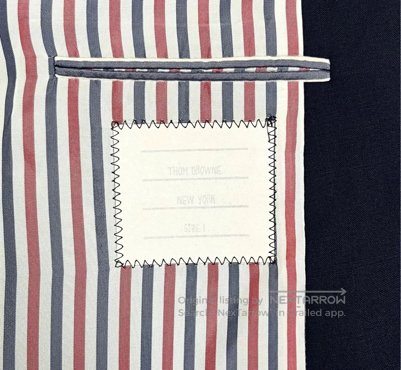 Thom Browne Thom Browne Navy Anchor Button Blazer. Size US M / EU 48-50 / 2 - 6 Thumbnail