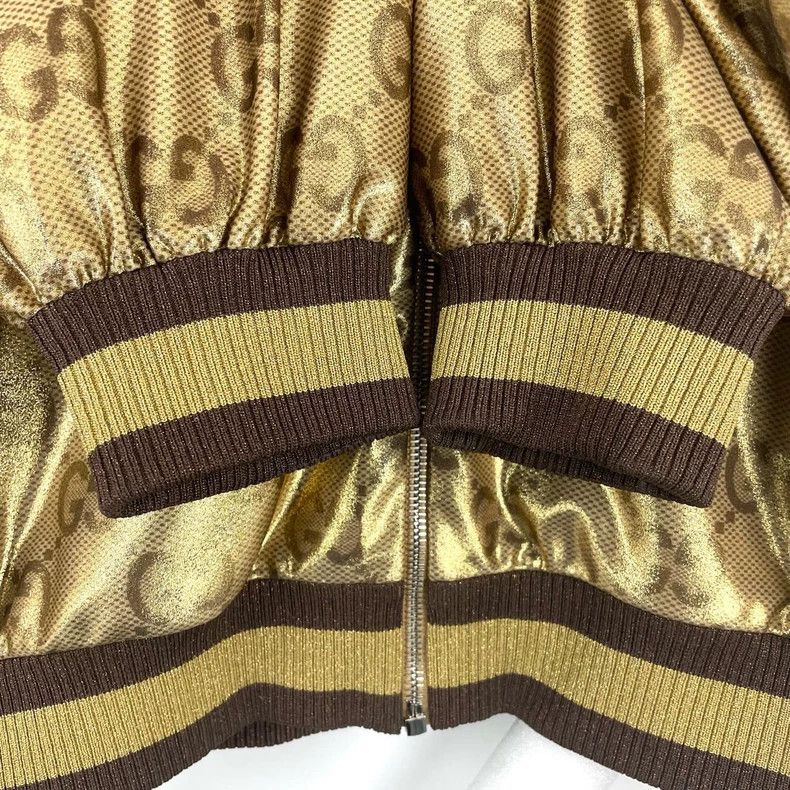 Gucci Gucci Double G full-print gold jacket 2504-Nextarrow Size US S / EU 44-46 / 1 - 5 Thumbnail