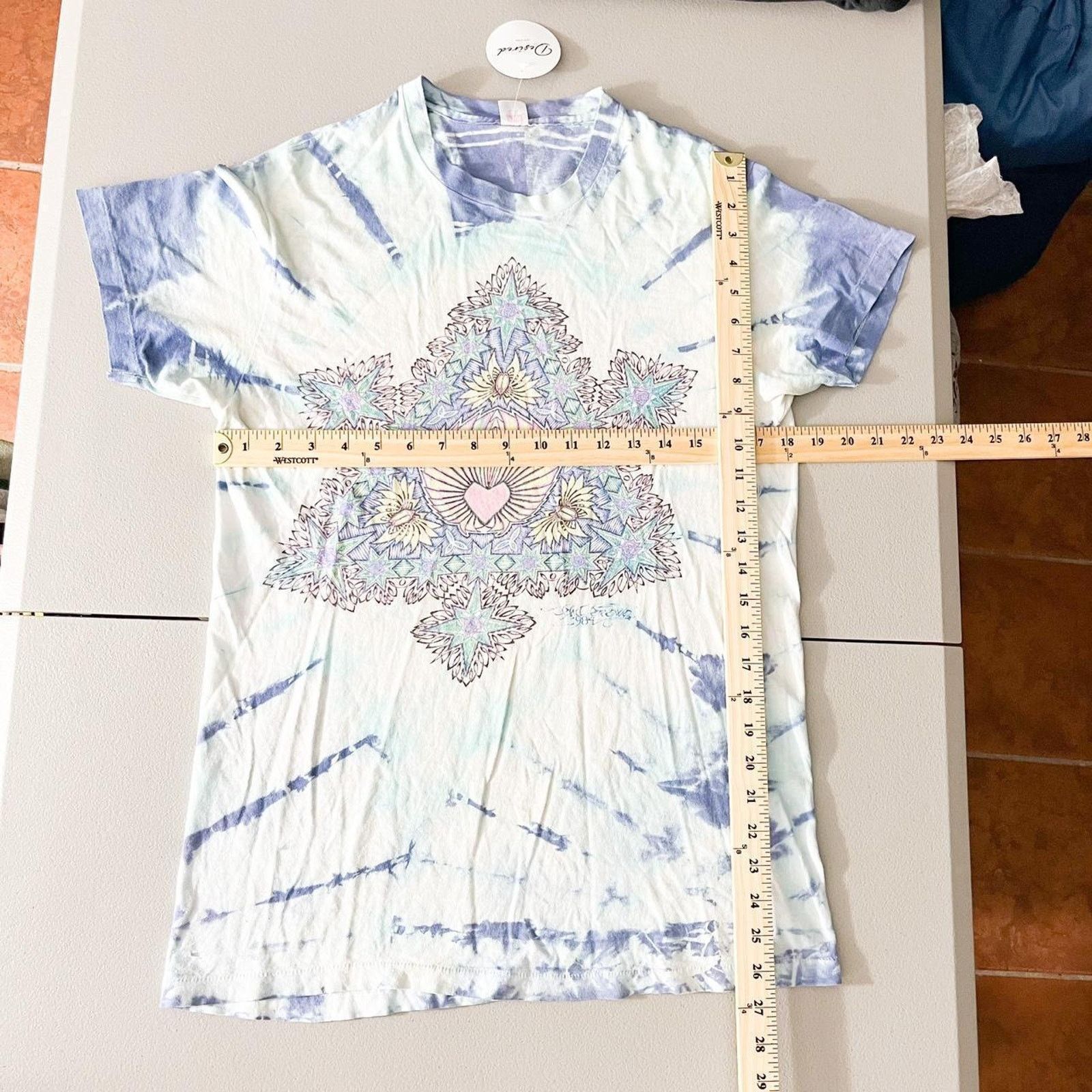 Hanes Vintage 70s Hanes Phil Brown Grateful Dead Tie Dye Tee Large Size US L / EU 52-54 / 3 - 4 Thumbnail