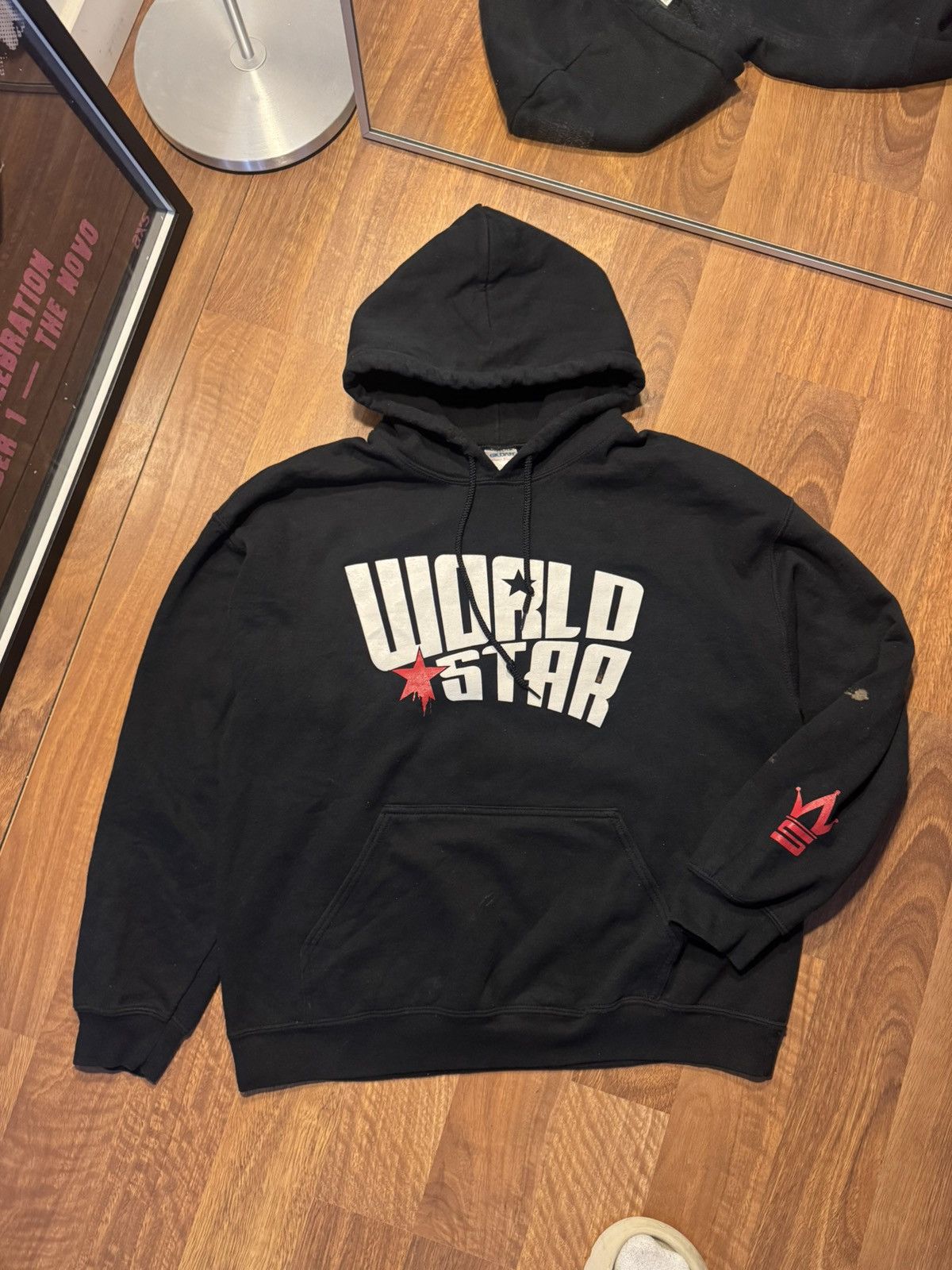 Vintage Vintage Worldstar hip-hop hoodie - Super rare Size US L / EU 52-54 / 3 - 1 Thumbnail