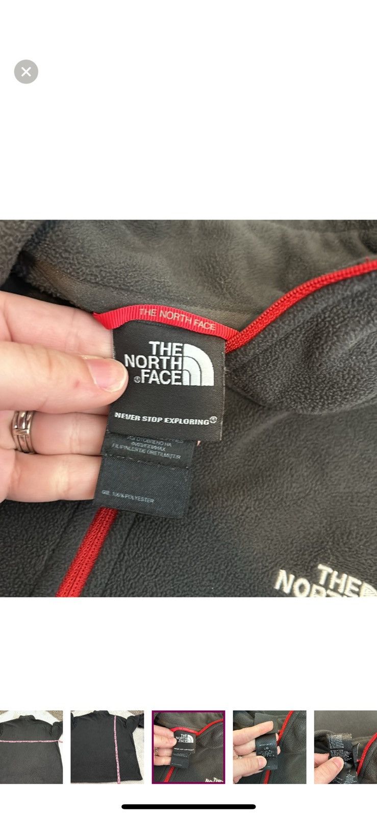 The North Face The north face large quarter zip pullover Size US L / EU 52-54 / 3 - 4 Thumbnail