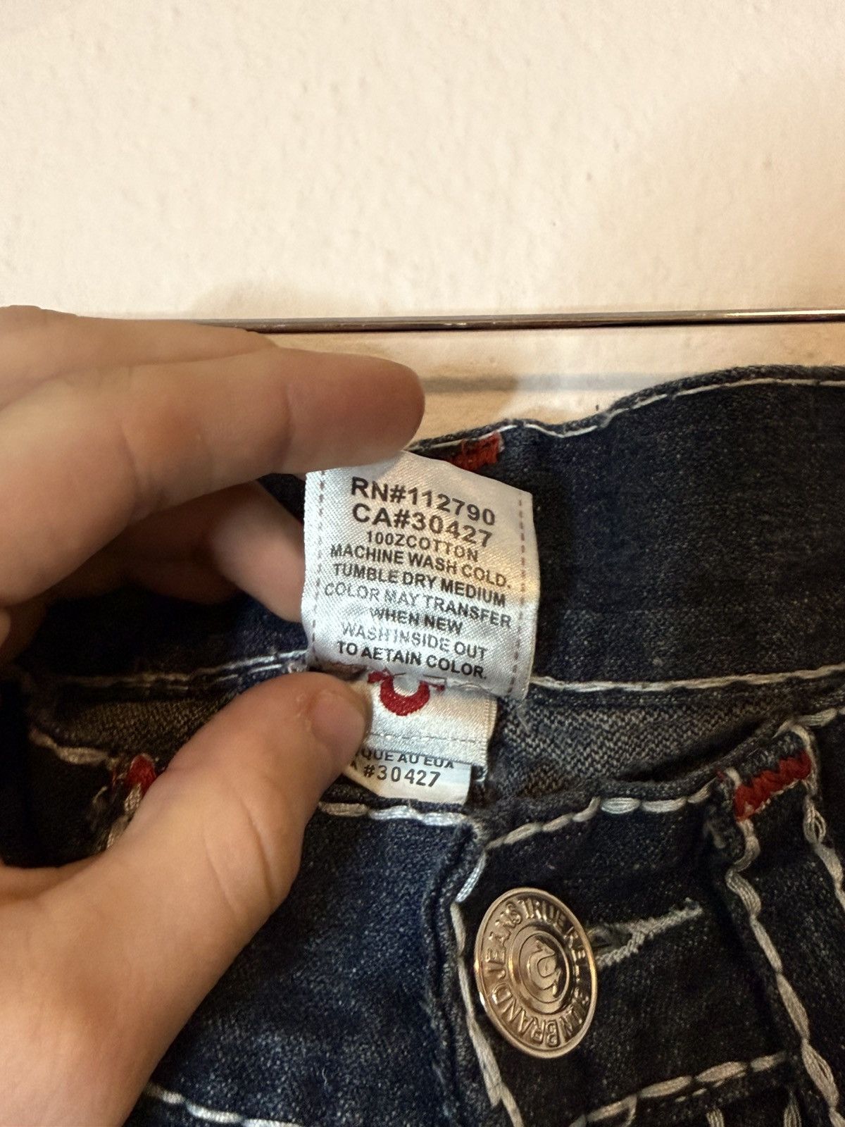 True Religion Vintage Y2K True Religion Joey Super T Jeans / World Tour Size US 32 / EU 48 - 8 Thumbnail