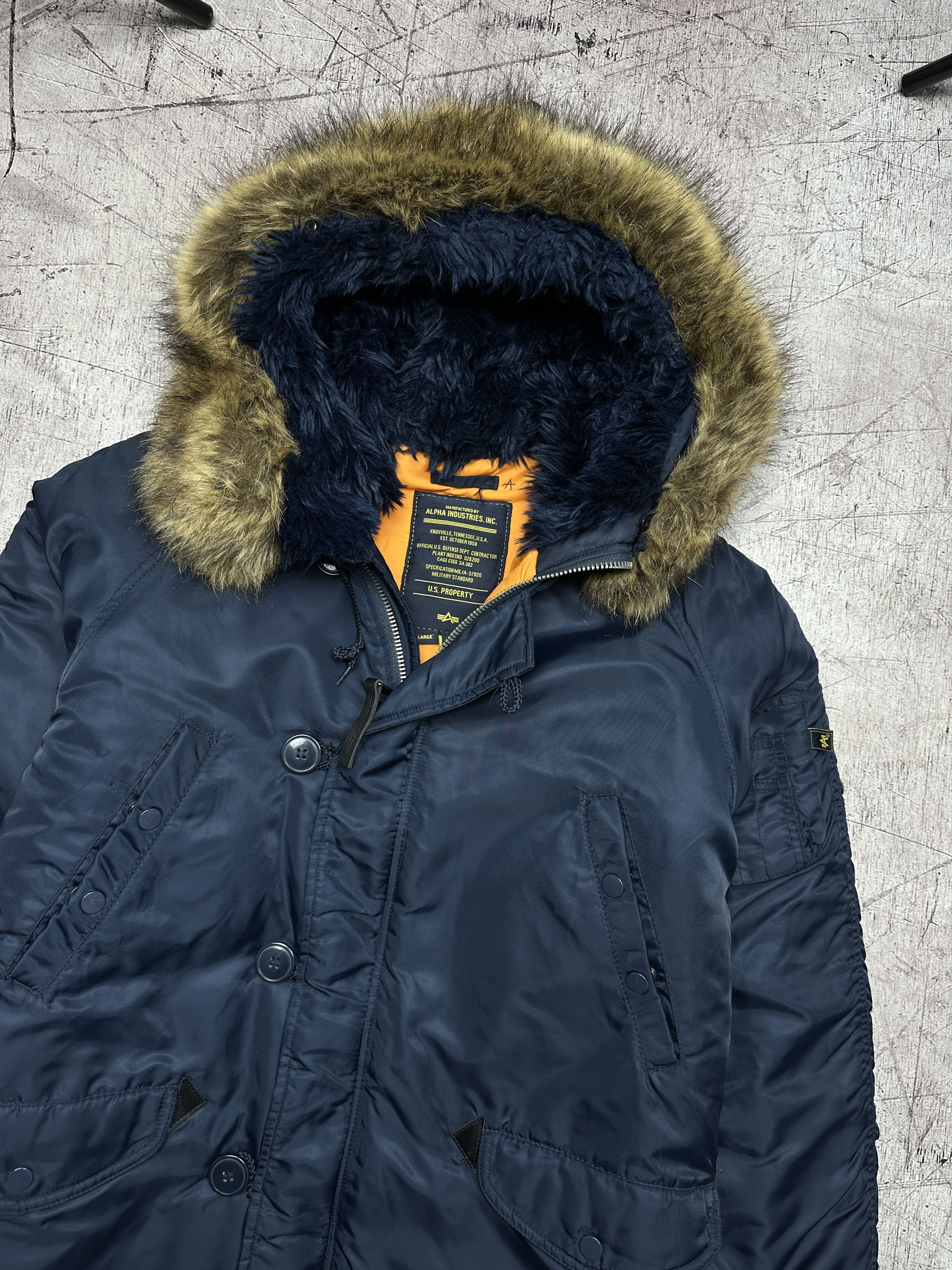 Alpha Industries Alpha Industries Vintage Mens N3B Parka Jacket Size US L / EU 52-54 / 3 - 2 Thumbnail