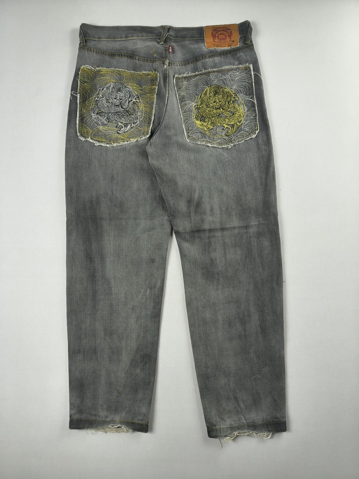 RMC Jeans RMC Lot 1001 Dragon Pocket Jeans🐉(050) Size US 34 / EU 50 - 1 Thumbnail