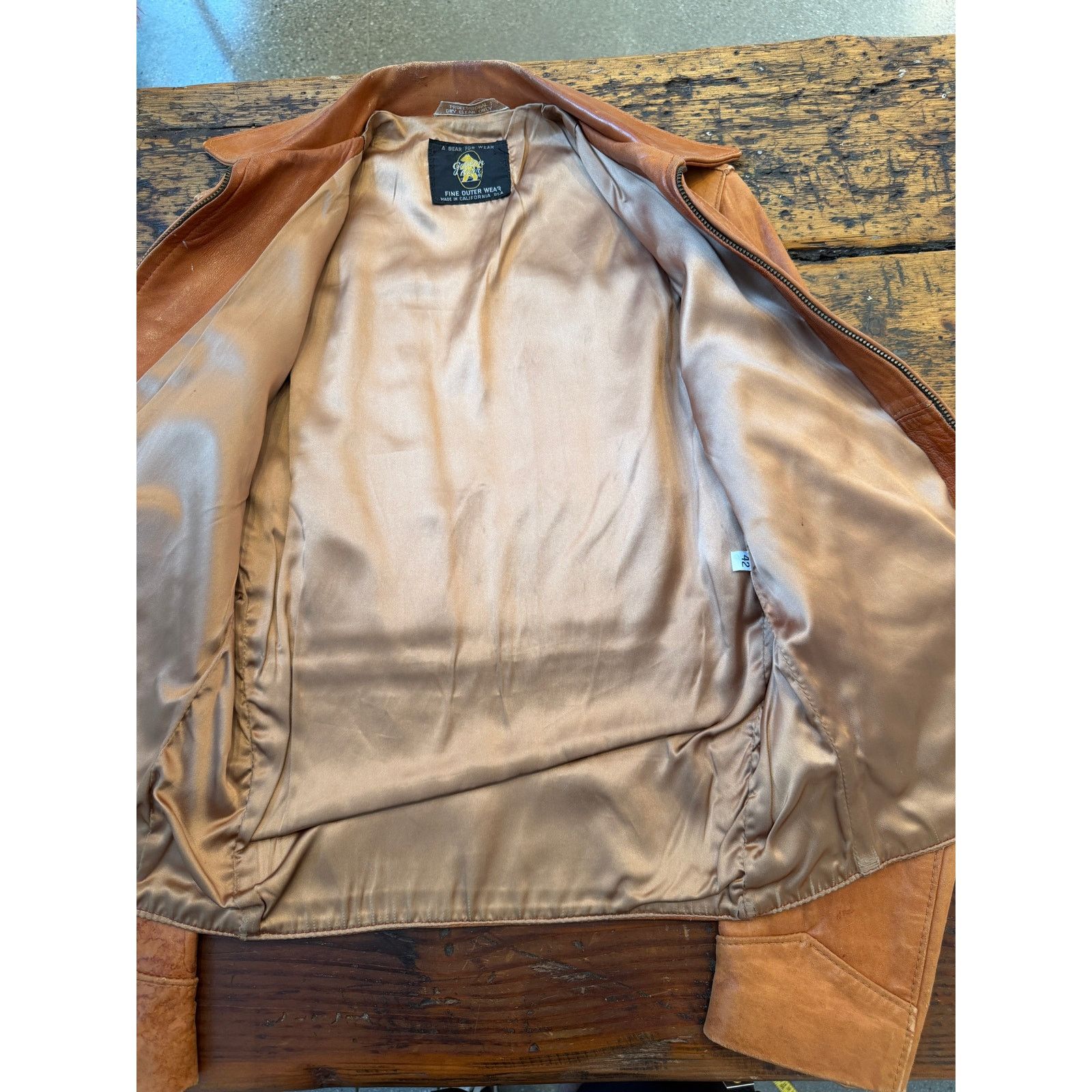 Golden Bear Golden Bear Vintage 50's Leather Jacket Size US S / EU 44-46 / 1 - 3 Thumbnail
