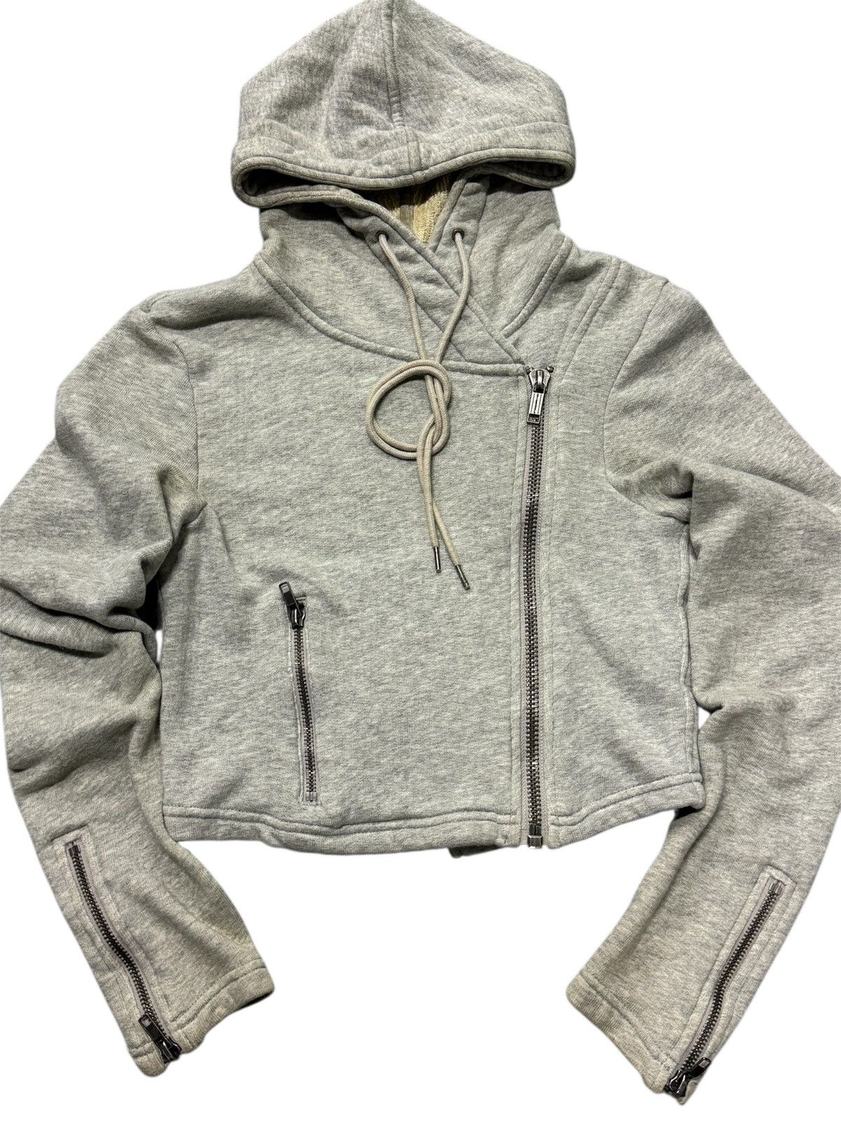 Diesel DIESEL Y2K CROPTOP ZIPPED HOODIE Size XXS / US 00 / IT 34 - 3 Thumbnail