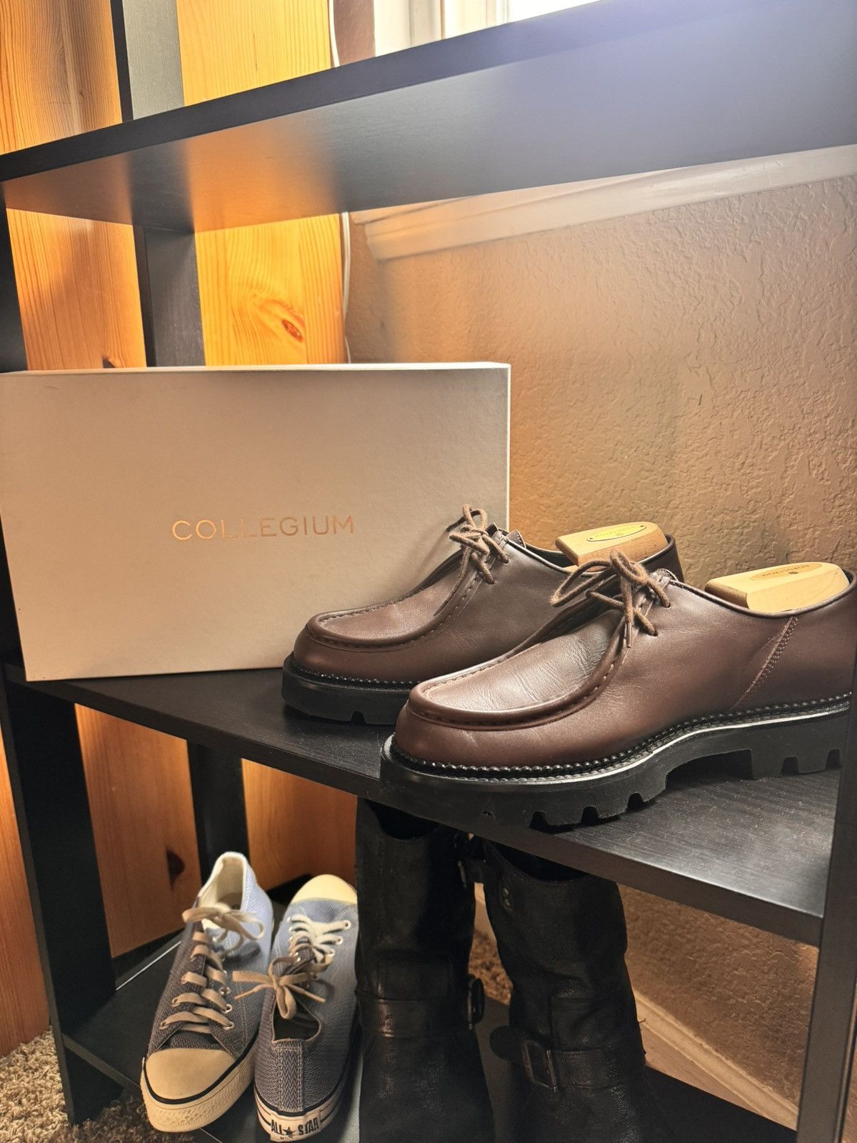 Collegium Moc-Toe Derby Colegium shoes Size US 8.5 / EU 41-42 - 1 Thumbnail