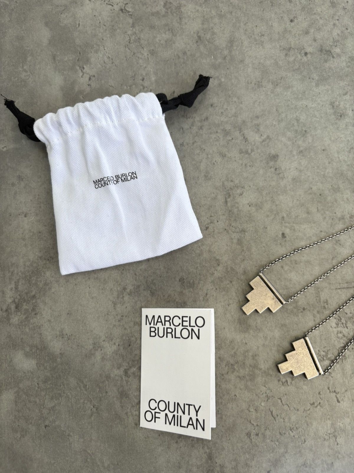 Marcelo Burlon Marcelo Burlon half cross necklace full set new Size ONE SIZE - 4 Thumbnail
