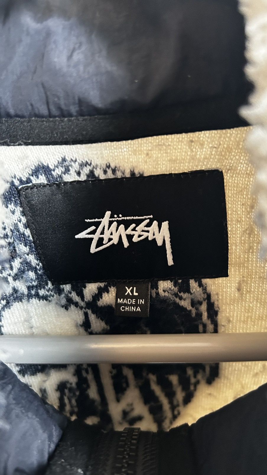 Stussy Stussy Jacquard Sherpa Jacket XL Size US XL / EU 56 / 4 - 5 Thumbnail