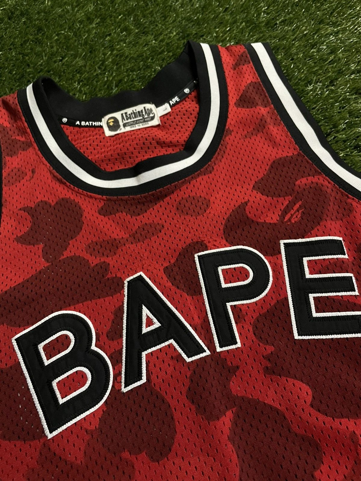 Bape A Bathing Ape Bape Jersey Tank Top - SS20 - Large Size US L / EU 52-54 / 3 - 3 Thumbnail
