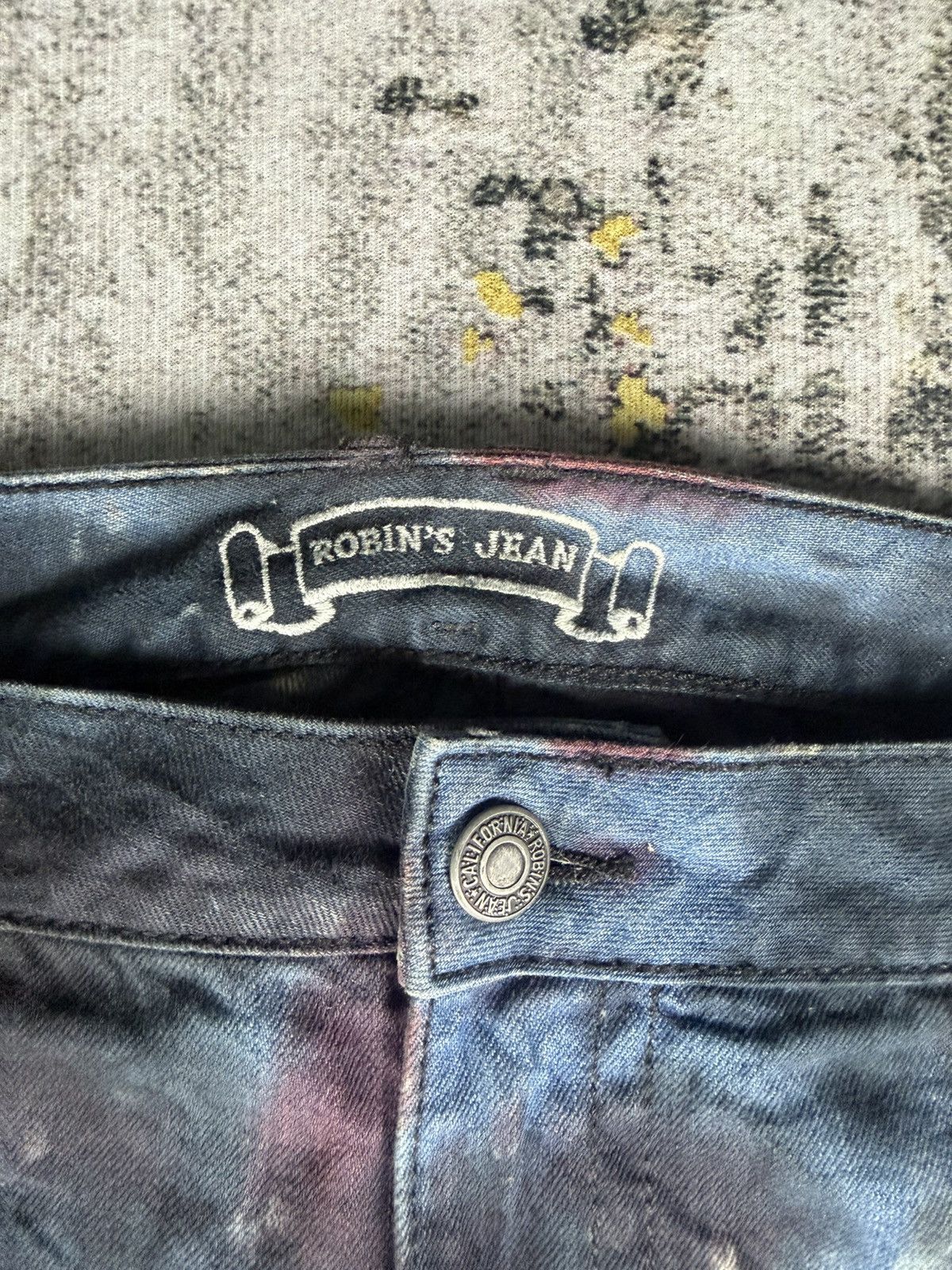 Robins Jeans Rare Robins Jean Acid Wash Jeans Size US 42 / EU 58 - 10 Thumbnail