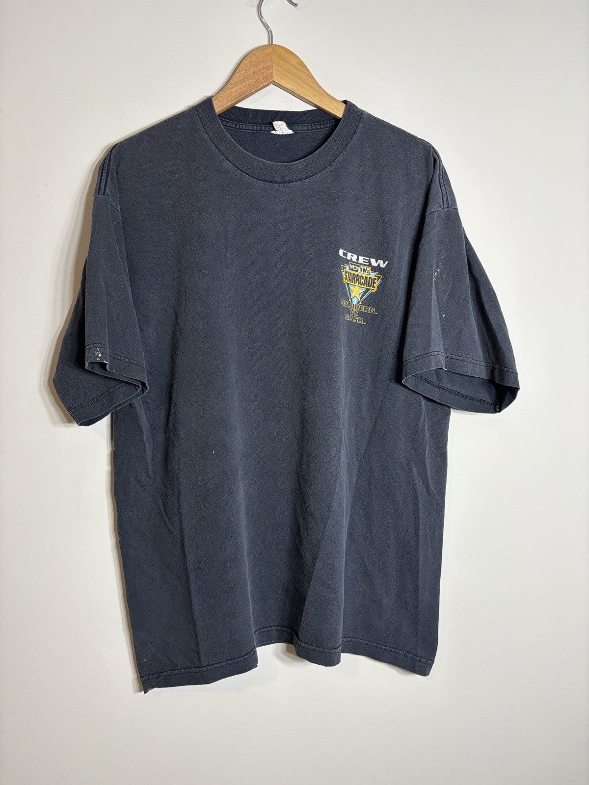 WCW/nWo Vtg WCW NWO Starrcade Goldberg Nash Wrestling Crew Shirt XL Size US XL / EU 56 / 4 - 2 Thumbnail