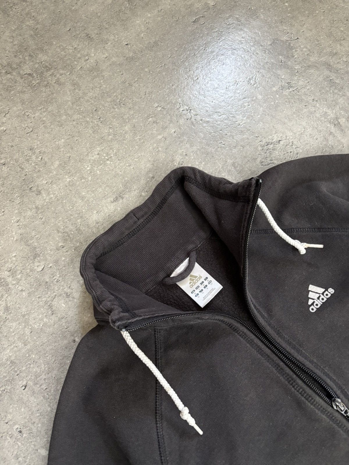 Adidas Adidas Collar Sweatshirt S Streetwear Casual Back Stripes Size S / US 4 / IT 40 - 10 Thumbnail
