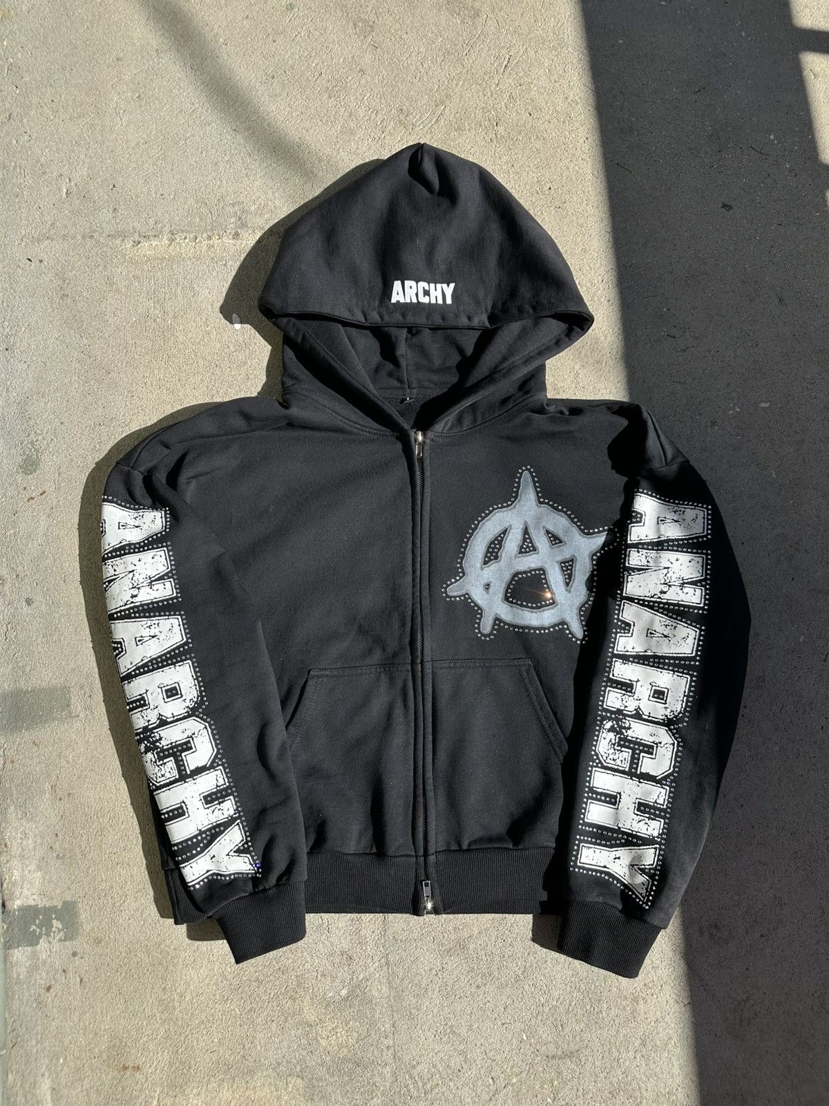 Other Anarchy rhinestone hoodie Size US M / EU 48-50 / 2 - 1 Thumbnail