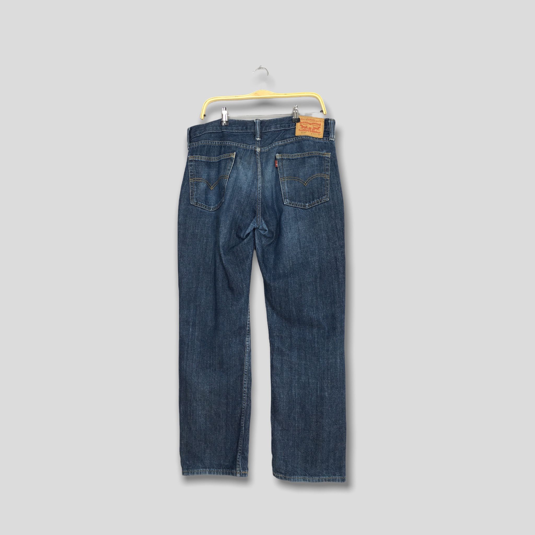 Levi's Size 34x30 Vintage Levi's 514 Straight Light Washed S211 Size US 34 / EU 50 - 13 Thumbnail