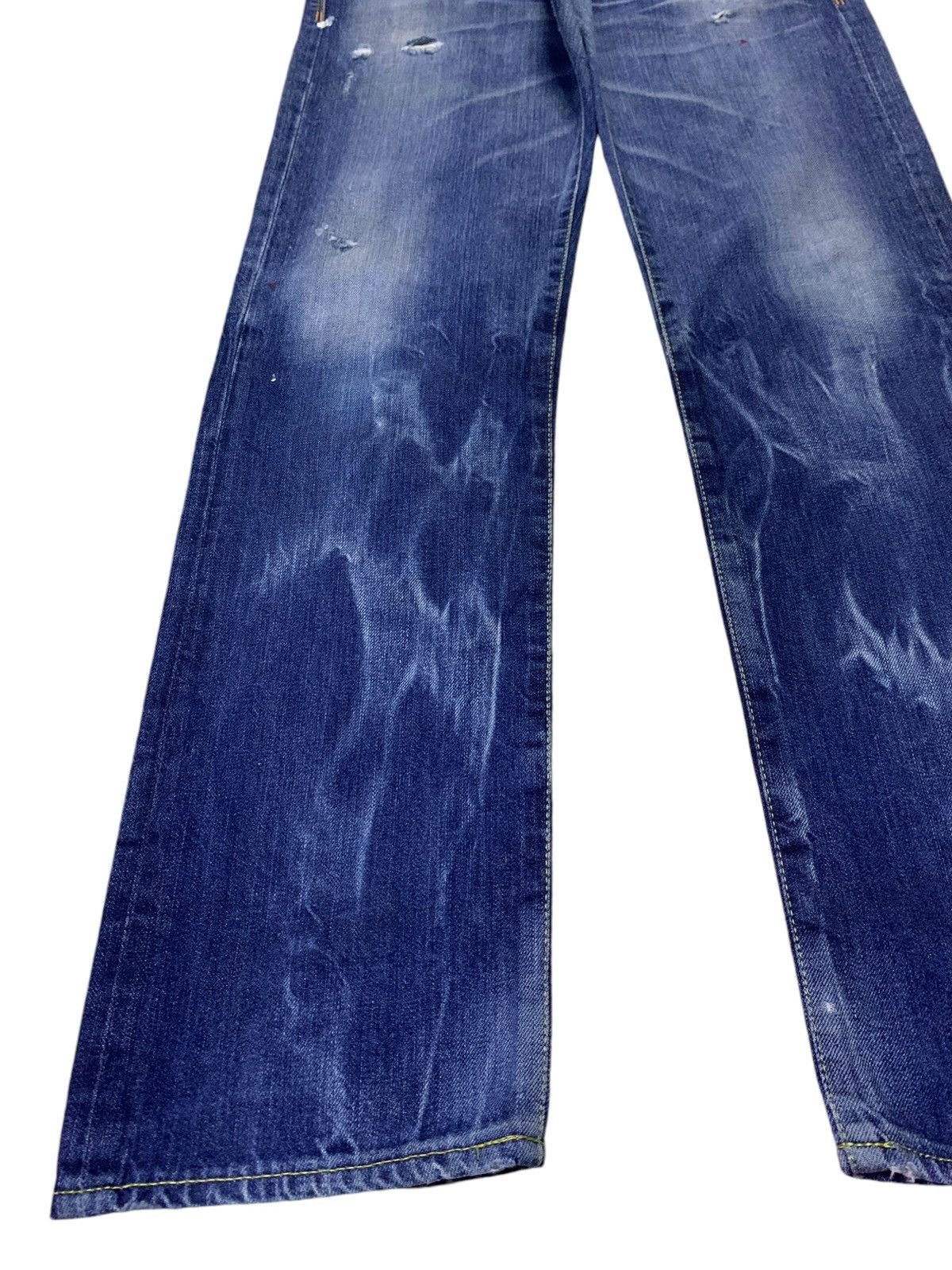 Beauty Beast × Japanese Brand Vintage Japanese Brand Bleached Acid Wash Distressed Jeans Size US 34 / EU 50 - 6 Thumbnail