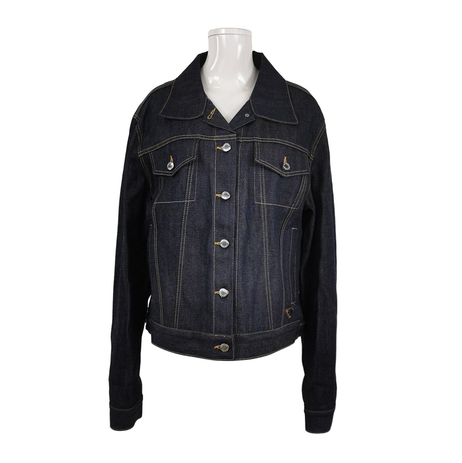 Prada Prada Cotton Long Sleeve Jacket in Medium 0079 Size US M / EU 48-50 / 2 - 1 Thumbnail