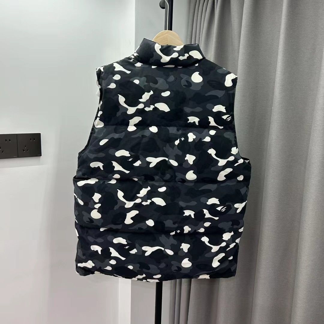 Bape COLOR CAMO SHARK VESCOAT DOWN JACKET Size US XL / EU 56 / 4 - 2 Thumbnail