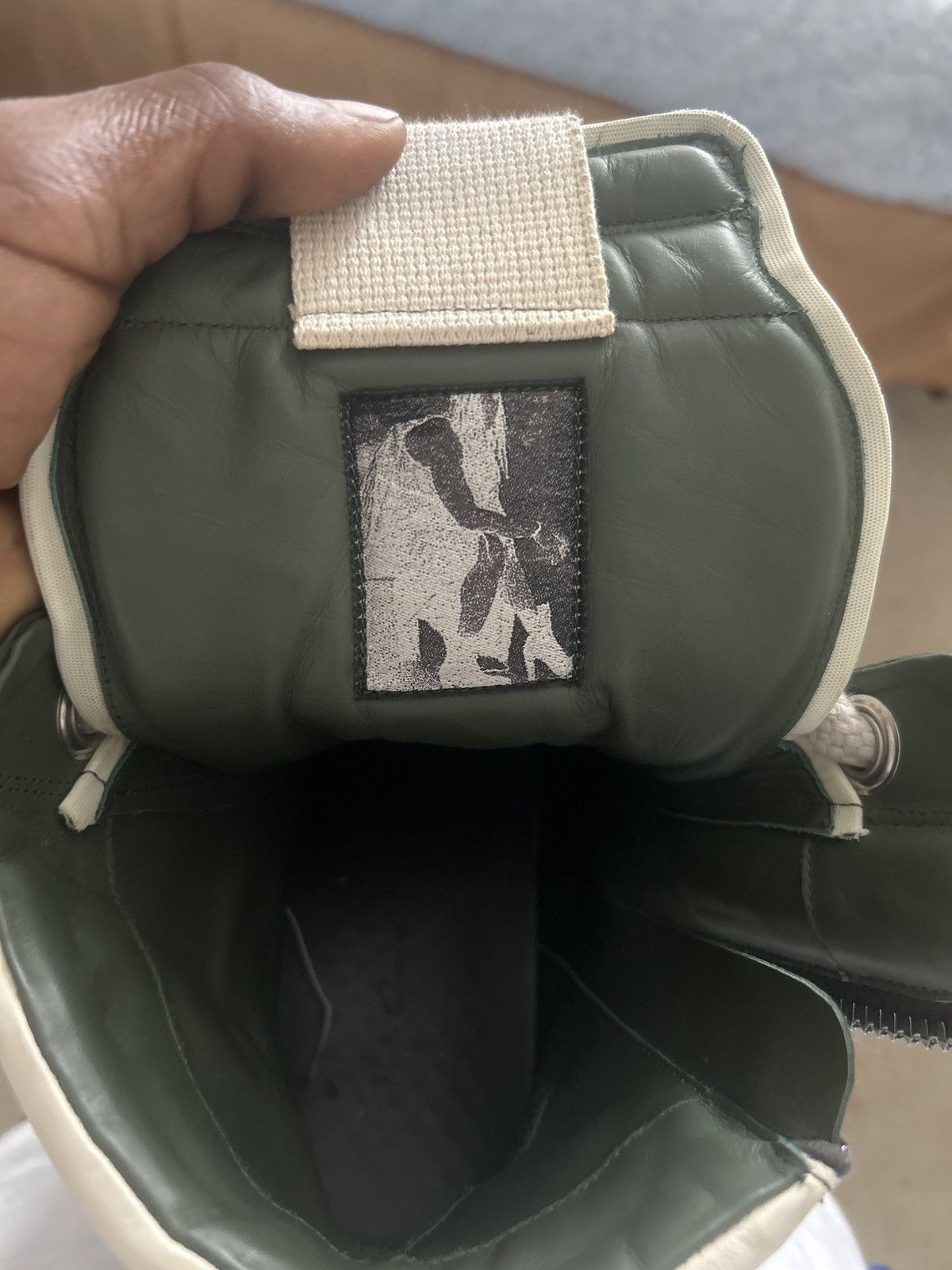 Rick Owens Geobasket moss green Size US 9 / EU 42 - 2 Thumbnail