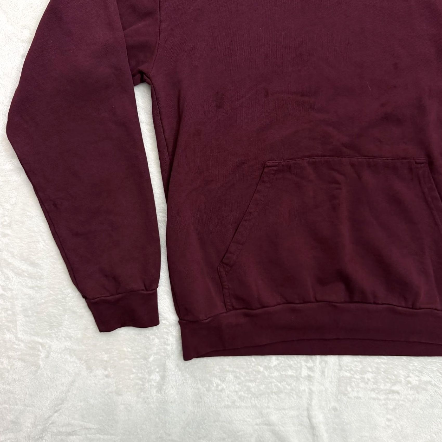 Talentless Talentless Hoodie Mens L Burgundy Fleece Pullover Logo Pockets Crew Neck Long Sleeve Winter Size US L / EU 52-54 / 3 - 6 Thumbnail