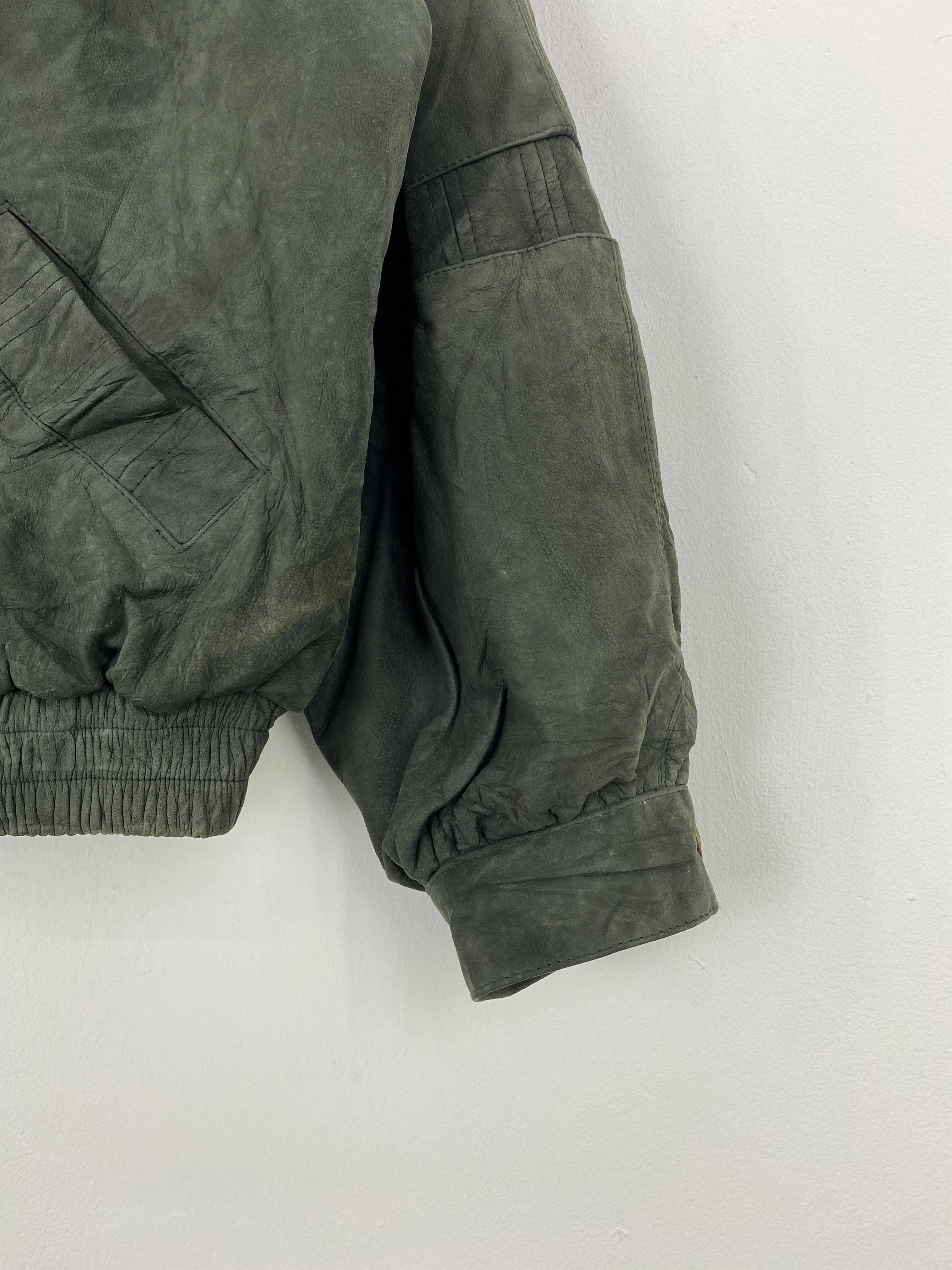 Vintage Vintage Italian Nuova Pelle Park Suede Leather Jacket J1863 Size US M / EU 48-50 / 2 - 8 Thumbnail