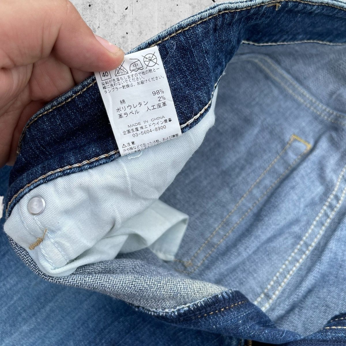 Designer × Wrangler 🔥 Wrangler Blue Distressed Denim W34 🔥 Size US 34 / EU 50 - 7 Thumbnail