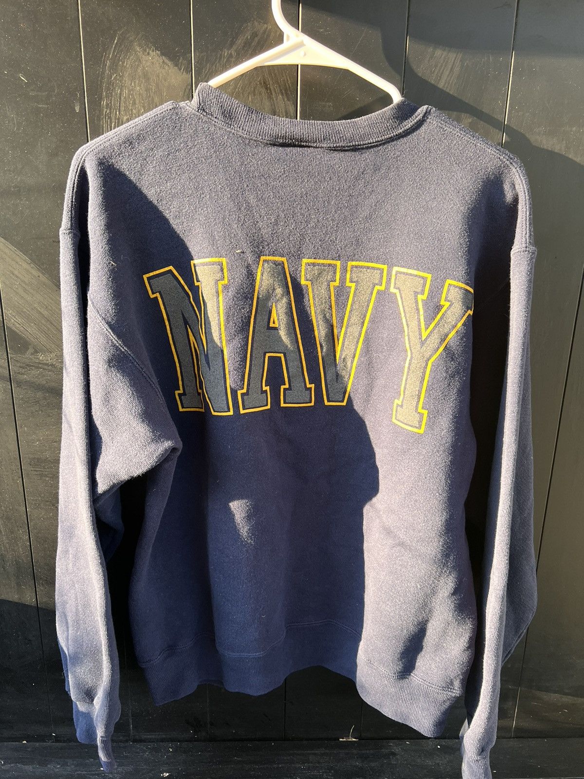 Vintage Vintage Navy Sweater Size US S / EU 44-46 / 1 - 2 Thumbnail