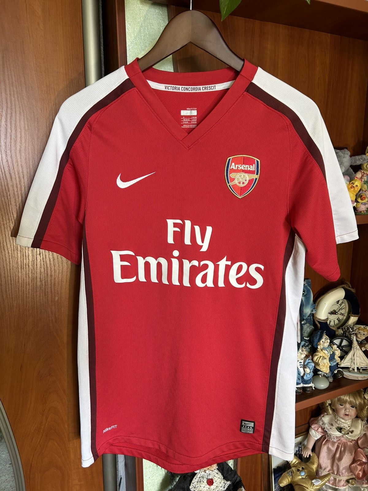 Nike Vintage Arsenal 2008-2009 Home Nike Soccer Jersey Football Size US S / EU 44-46 / 1 - 1 Thumbnail