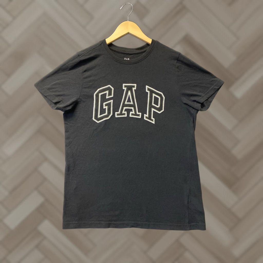 Gap VINTAGE GAP T-Shirt Men’s Short Sleeve Crew Neck Logo Black Cotton 90s Casual Mens Size US S / EU 44-46 / 1 - 1 Thumbnail