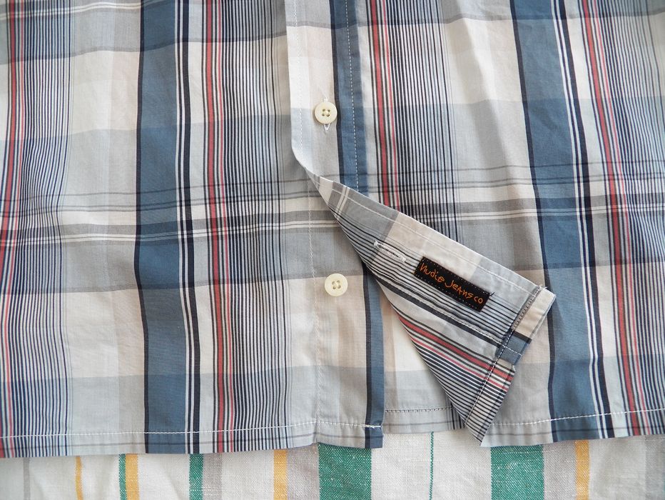 Nudie Jeans Nudie Jeans Shirt Size S check long sleeve slim fit XS