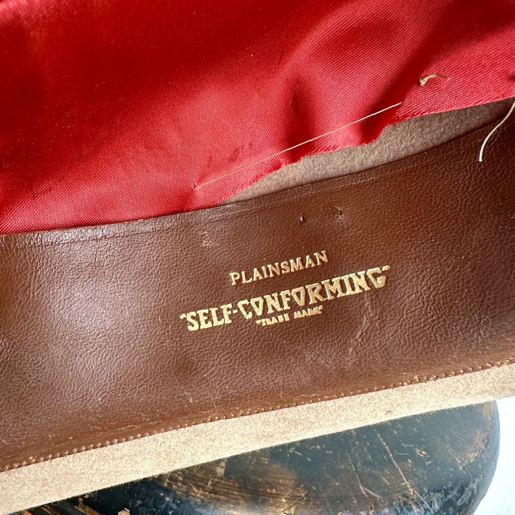 FELT VINTAGE HaT Plainsman Cowboy Hat Raw Hide Felt Fresno Western Hat Cowboy Hat Mens 7 1/8 Felt Brown? Size ONE SIZE - 7 Thumbnail