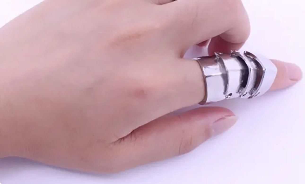 Jewelry Armor Knuckle Metal Ring Size ONE SIZE - 4 Thumbnail