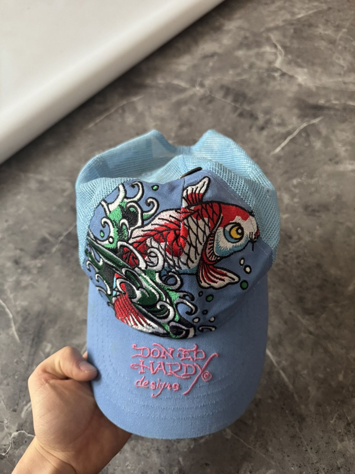 Ed Hardy Ed Hardy Cap SWAG Opium Y2k Avant Garde Size ONE SIZE - 3 Thumbnail