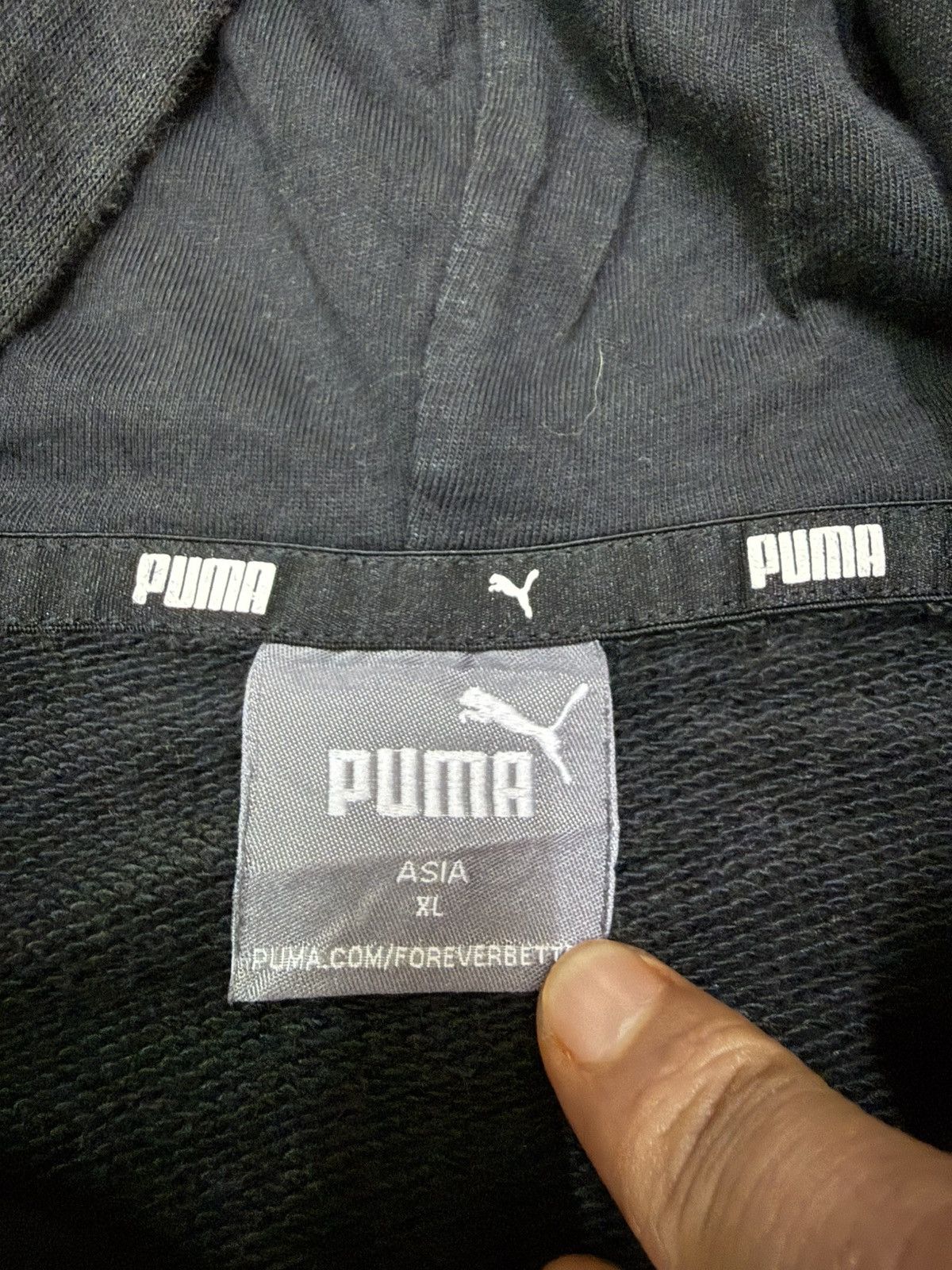 Puma Puma Logo Sleeve Pullover Sweater Hoodie Size US M / EU 48-50 / 2 - 9 Thumbnail
