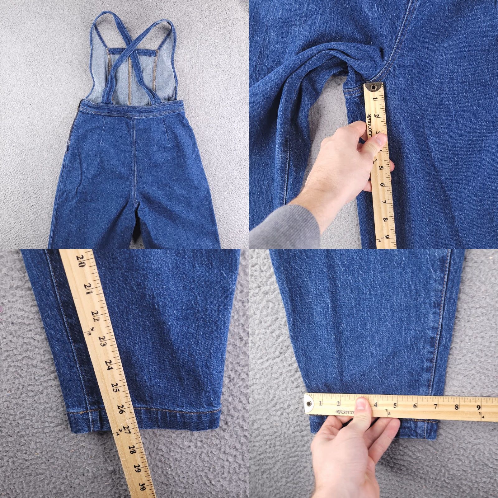 Madewell Madewell Overalls Womens 8 Blue Stretch Denim Jean Size 30" / US 8 / IT 44 - 8 Thumbnail