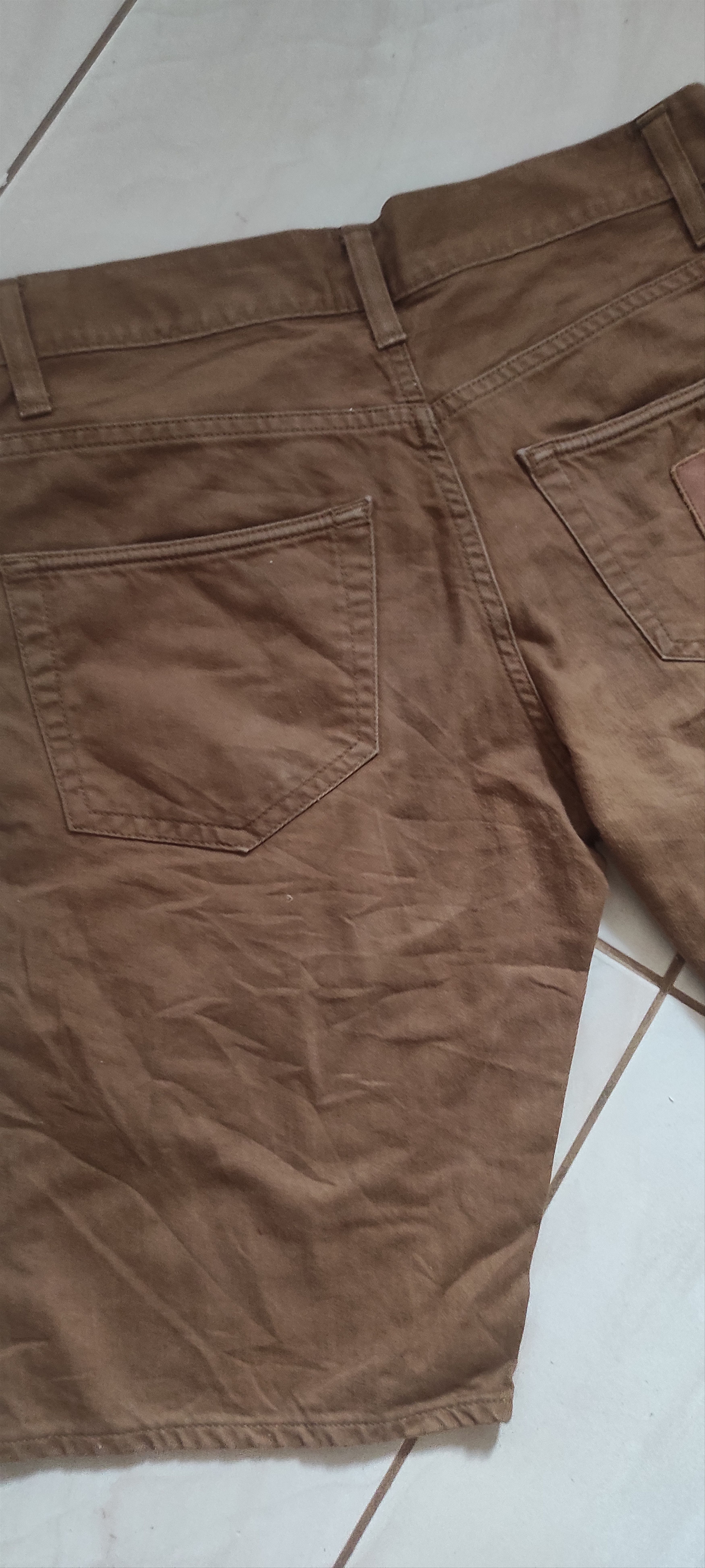 Carhartt Carhartt WIP Double Knee Rinsed Hamilton Brown Shorts Size US 29 - 8 Thumbnail