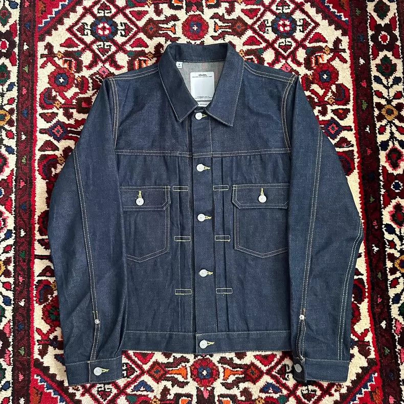 Visvim Visvim17ss 101 unbleached denim jacket 2504-Nextarrow Size US L / EU 52-54 / 3 - 1 Thumbnail