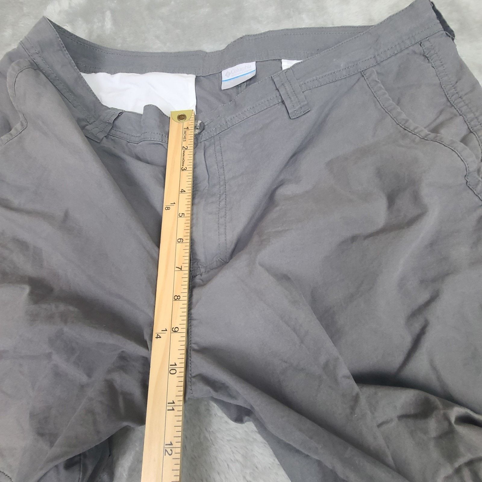 Columbia Columbia Cargo Shorts Mens 38 Gray Outdoor Trail Nylon Size US 30 / EU 46 - 6 Thumbnail