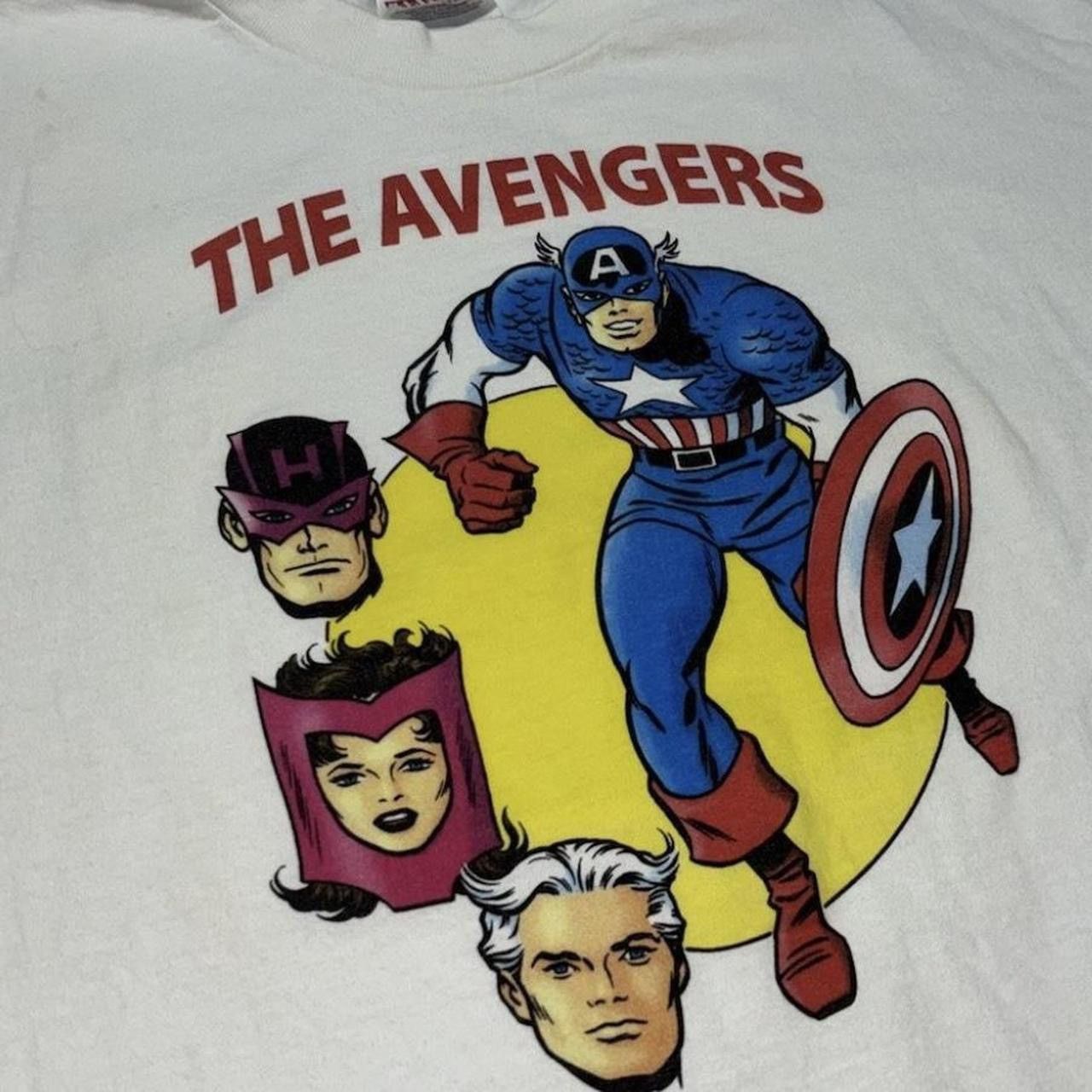 Marvel Comics Vintage Marvel Captain America Graphitti T-shirt Size US XL / EU 56 / 4 - 2 Thumbnail