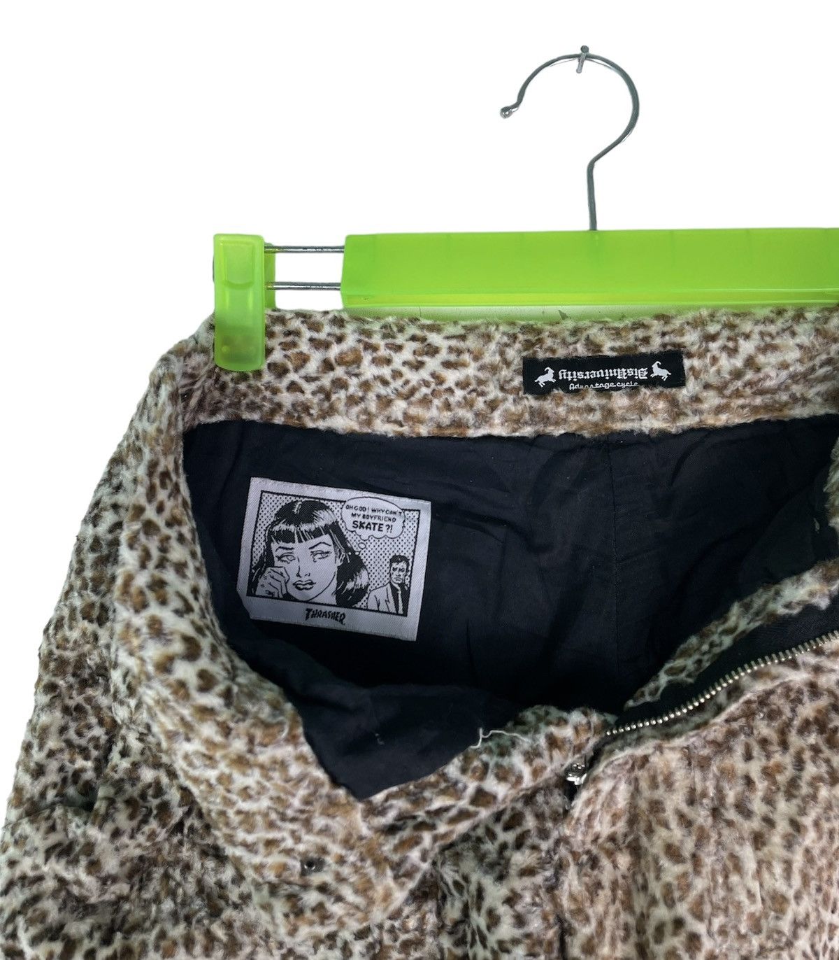 Japanese Brand × Thrasher Advantage Cycle japan x Thrasher leopard fleece shorts Size US 29 - 3 Thumbnail
