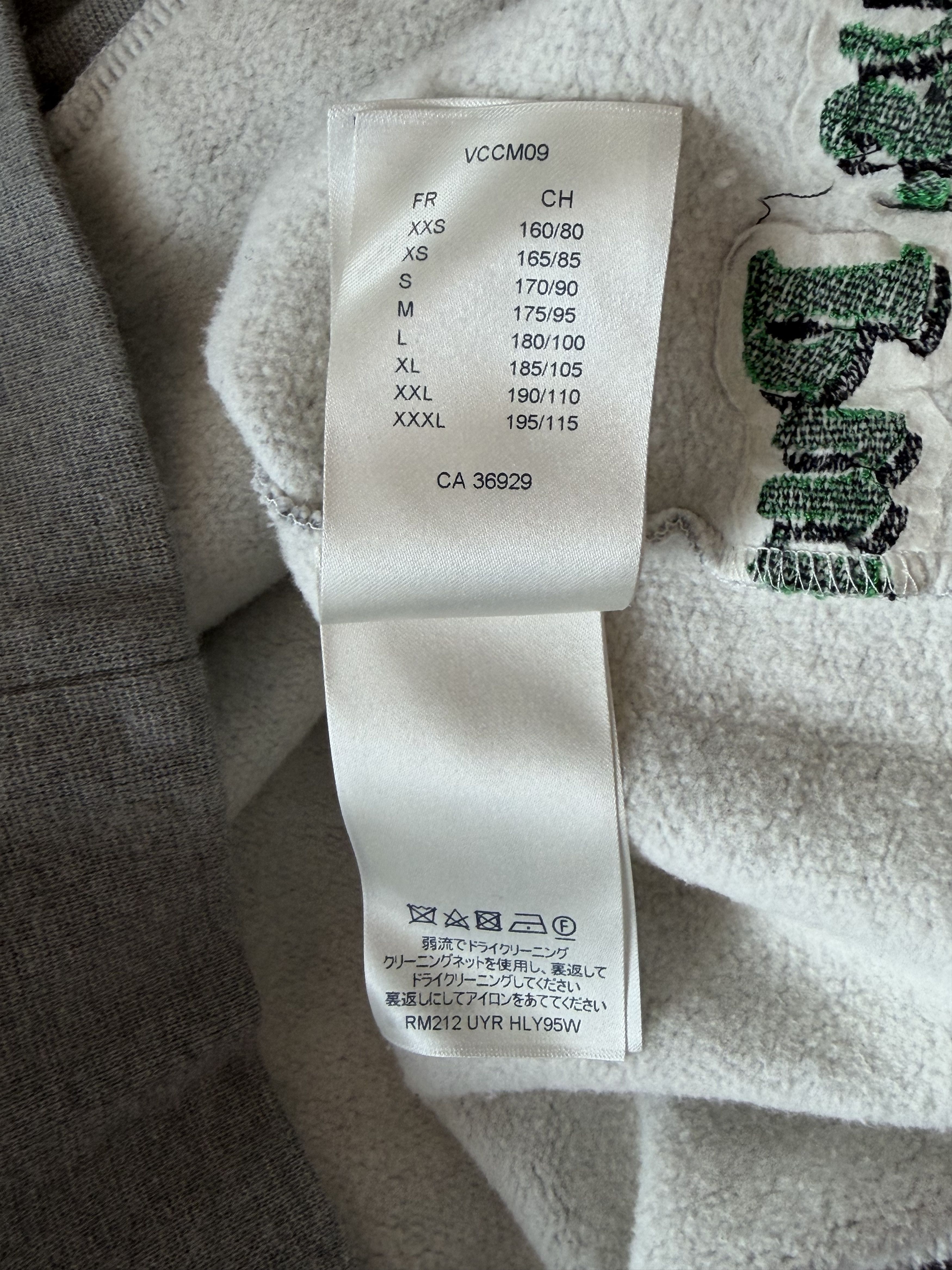 Louis Vuitton Louis Vuitton Grey Purist Vs. Tourist Tuffetage Hoodie Size US L / EU 52-54 / 3 - 6 Thumbnail
