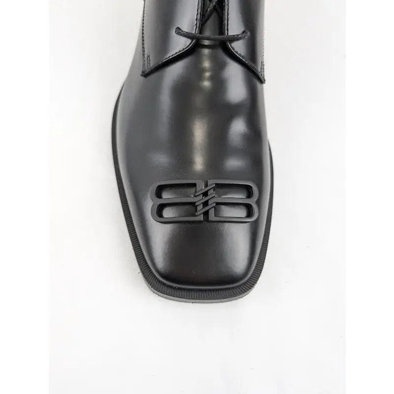 Balenciaga o1rshd1 Rim BB Icon Derbie Shoes in Black Size US 8 / EU 41 - 5 Thumbnail
