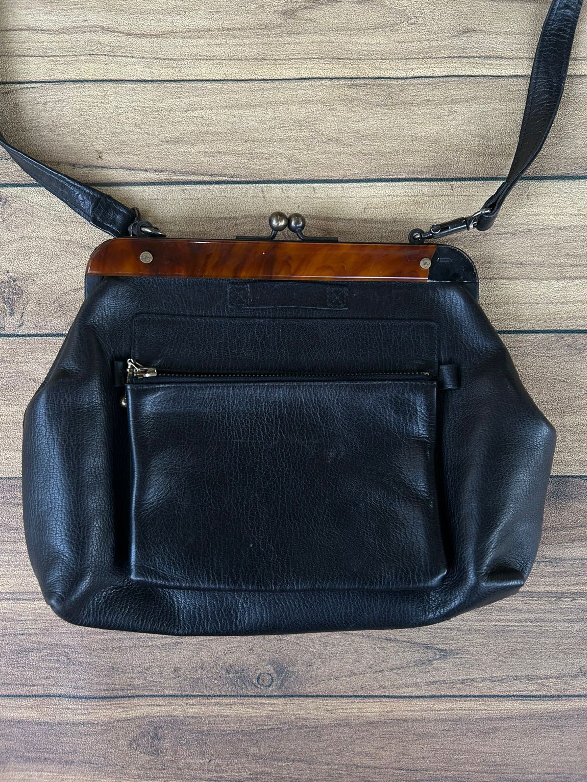Jean Paul Gaultier Rare ! Vintage jean paul gaultier tortoise bar leather bag Size ONE SIZE - 2 Thumbnail