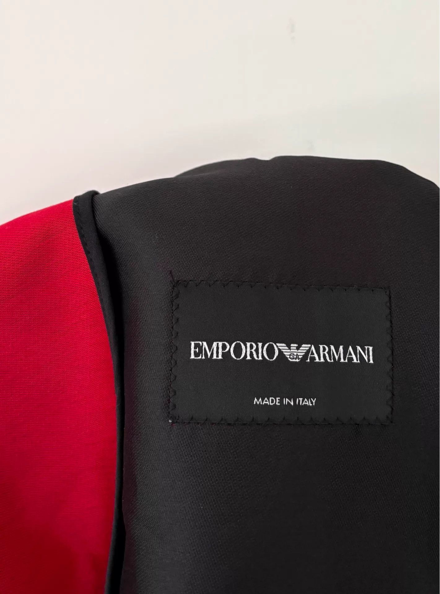 Emporio Armani Emporio Armani Men's Runway Red Rose Back Jacket 48 New Size US M / EU 48-50 / 2 - 6 Thumbnail